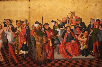Colmar Altarpiece (Flagellation, Crowning with Thorns) by Caspar Isenmann